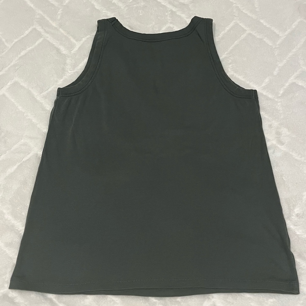 LOFT Cache green sleeve top Slightly used - worn 2x Great Shape - Size M - Picture 7 of 8